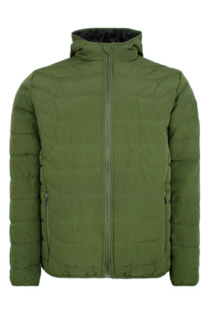 Vendbar jakke - Grøn / Sort