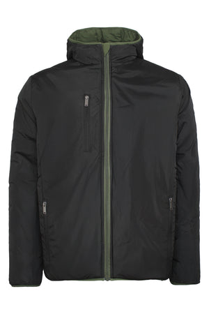 Vendbar jakke - Grøn / Sort