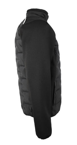 Quiltet Hybrid jakke - Sort