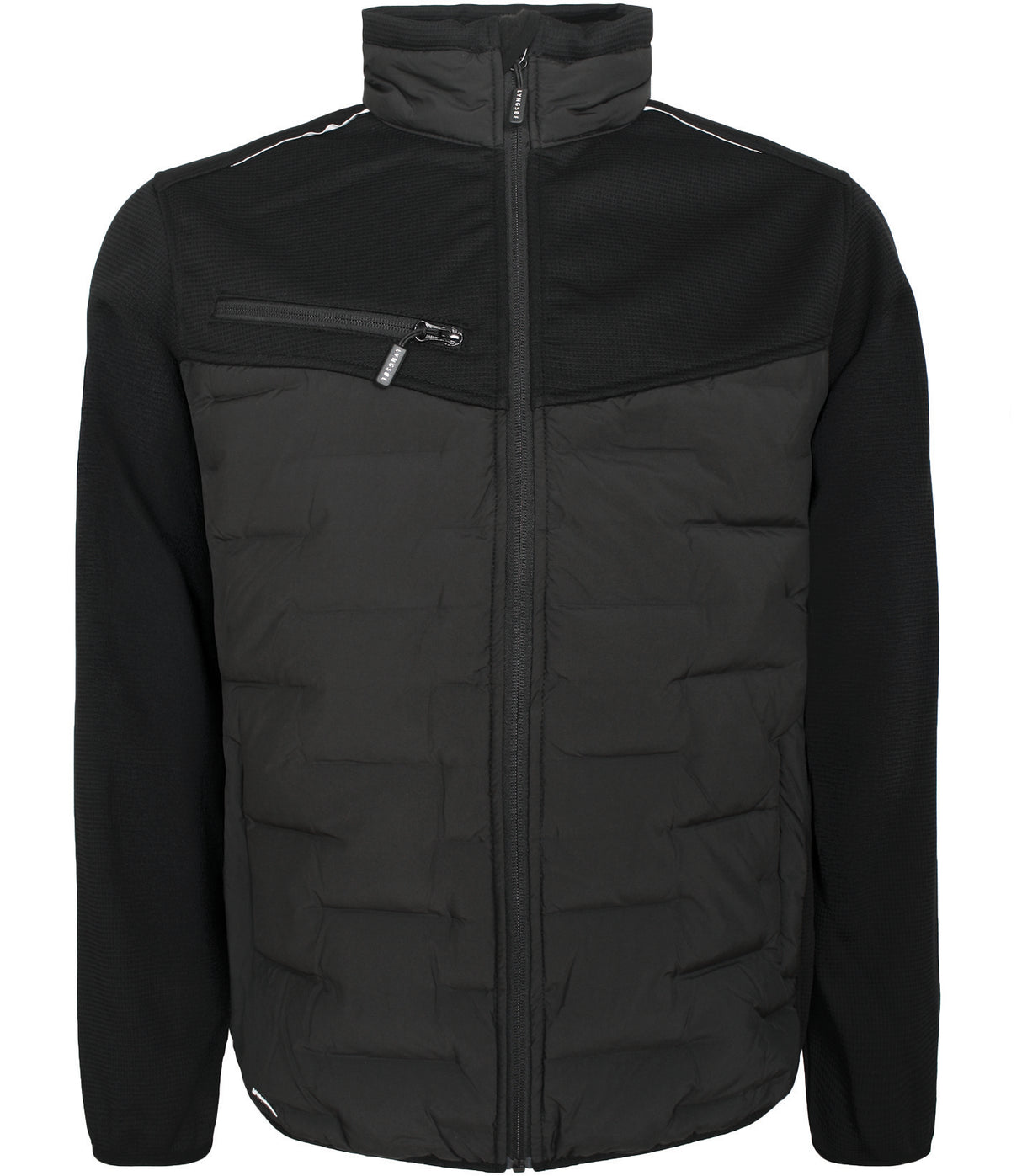 Quiltet Hybrid jakke - Sort