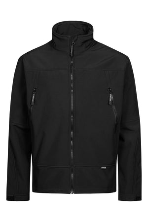 Softshell jakke uden hætte - Sort