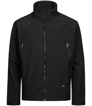 Softshell jakke uden hætte - Sort