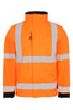 Åndbar Hi-Vis softshell jakke - Hi-Vis Orange / Sort