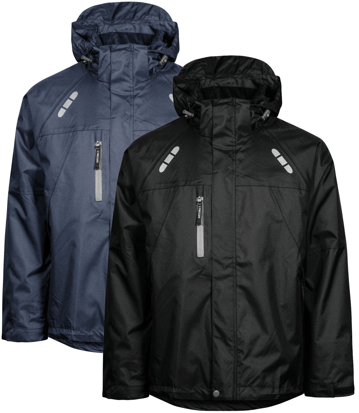 Åndbar letvægts skaljakke med høj slidstyrke - Sort