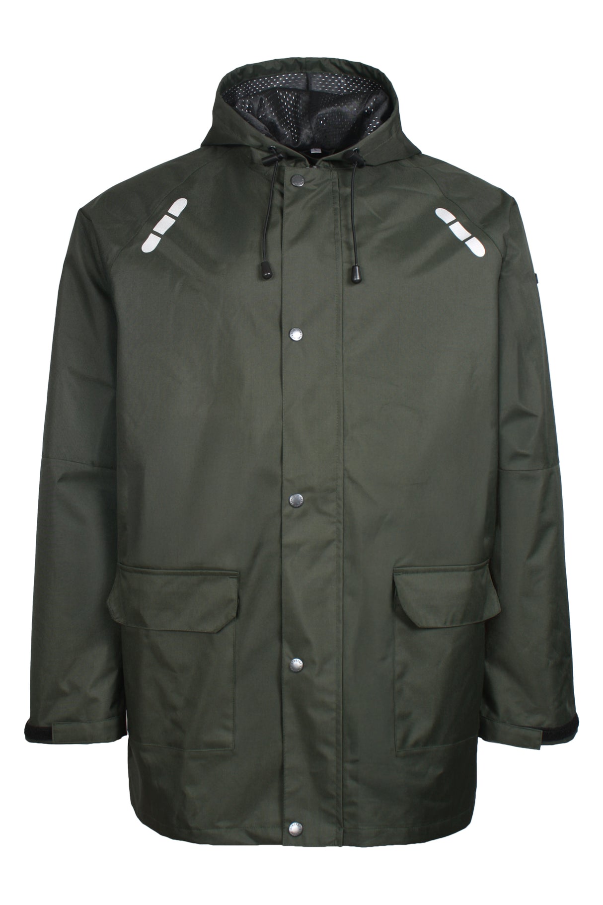 Åndbar letvægts skaljakke med høj slidstyrke - Grøn