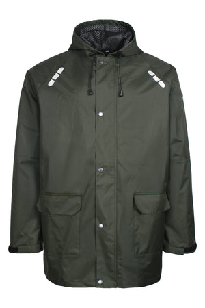 Åndbar letvægts skaljakke med høj slidstyrke - Grøn