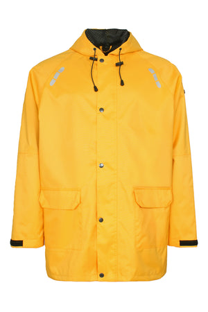 Åndbar letvægts skaljakke med høj slidstyrke - Gul