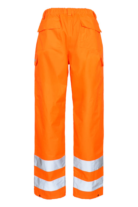 Åndbare Hi-Vis skalbukser i en lettere metervare med god slidstyrke - Hi-Vis Orange