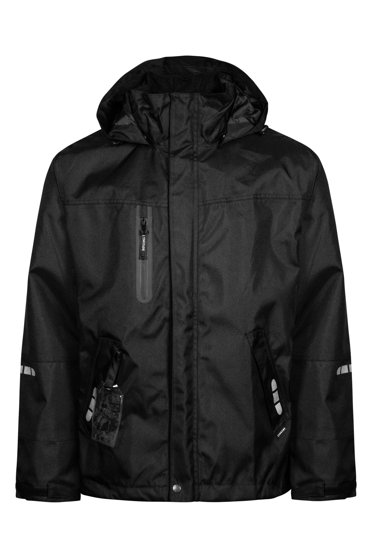 Åndbar skaljakke i robust og slidstærk håndværker kvalitet - Sort