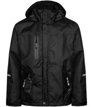 Åndbar skaljakke i robust og slidstærk håndværker kvalitet - Sort