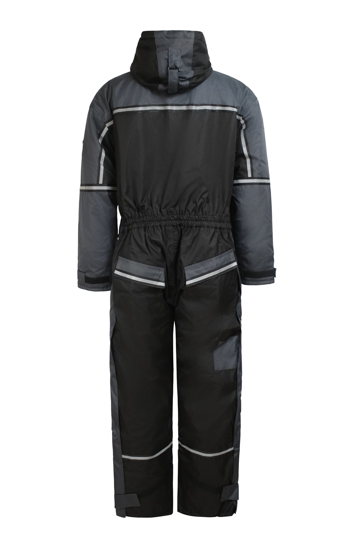 Åndbar vinterkedeldragt i robust og slidstærk håndværker kvalitet - Sort / Grå