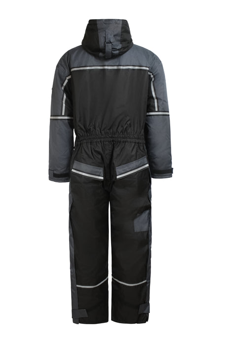 Åndbar vinterkedeldragt i robust og slidstærk håndværker kvalitet - Sort / Grå