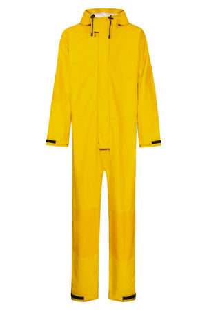 Brandhæmmende regndragt i PU kvalitet - Gul