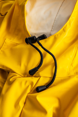 Brandhæmmende regndragt i PU kvalitet - Gul