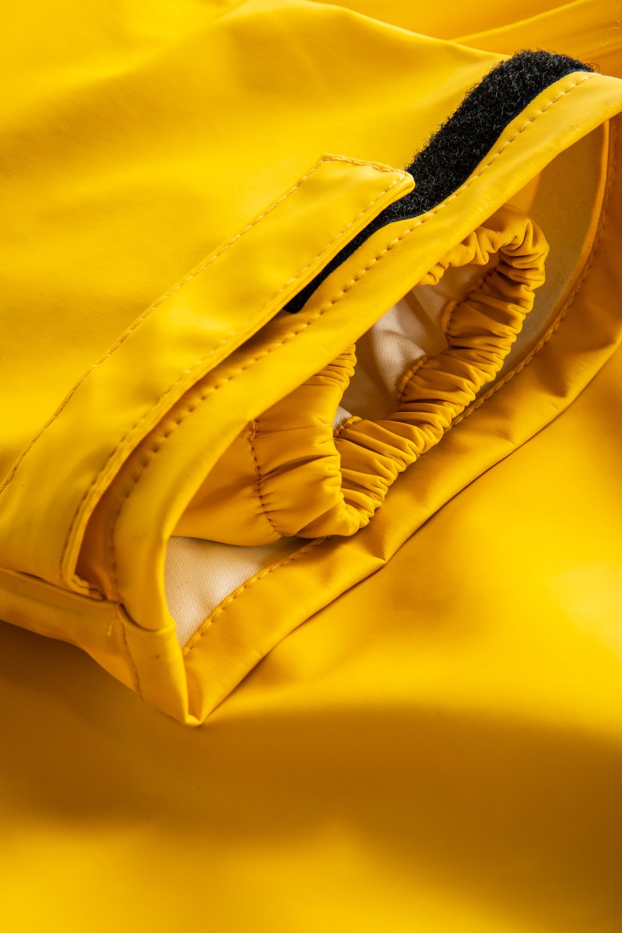 Brandhæmmende regndragt i PU kvalitet - Gul