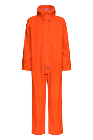 Brandhæmmende regndragt i PU kvalitet - Hi-Vis Orange