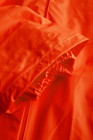 Brandhæmmende regndragt i PU kvalitet - Hi-Vis Orange