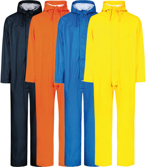 Brandhæmmende regndragt i PU kvalitet - Saturn Gul