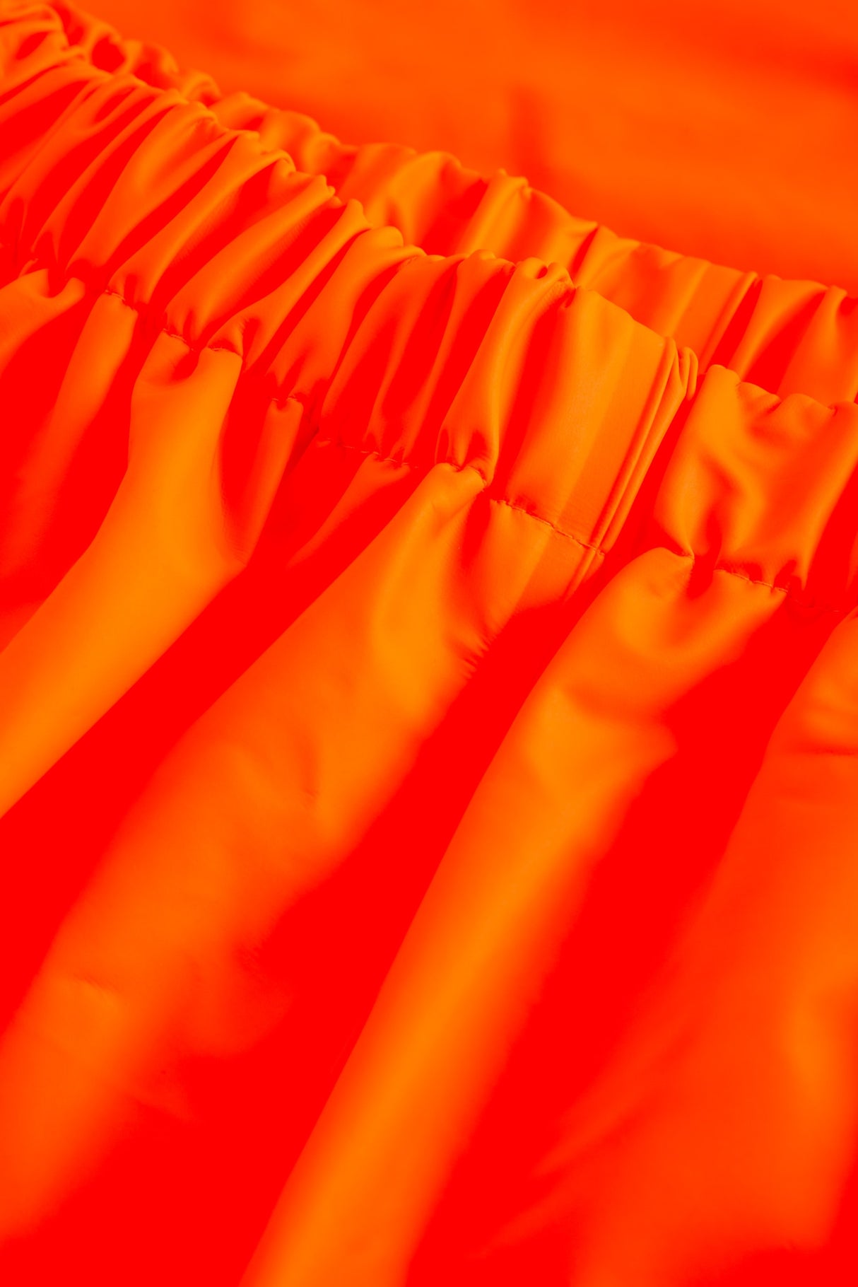 Brandhæmmende Hi-Vis regnbukser i PU kvalitet - Hi-Vis Orange / Navy