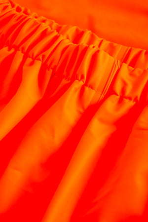 Brandhæmmende Hi-Vis regnbukser i PU kvalitet - Hi-Vis Orange / Navy