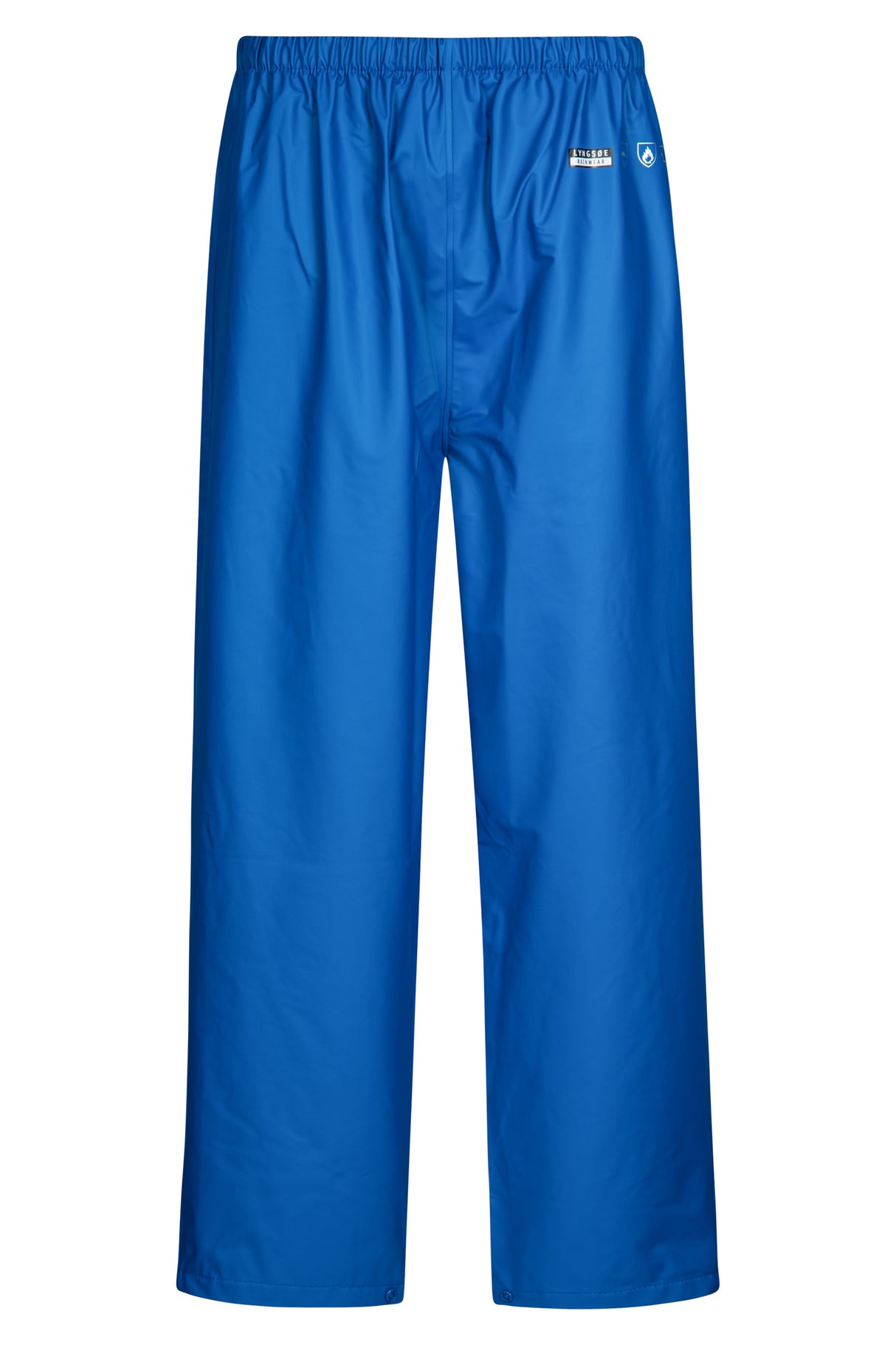 Brandhæmmende regnbukser i PU kvalitet - Royal Blå