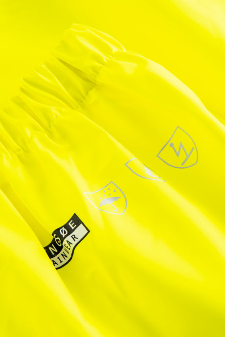 Brandhæmmende regnbukser i PU kvalitet - Saturn Gul