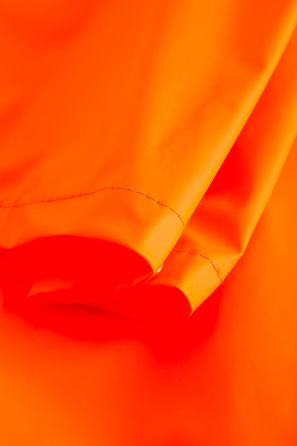 Brandhæmmende regnoveralls i PU kvalitet - Hi-Vis Orange