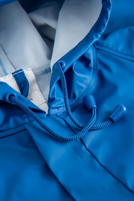 Brandhæmmende regnjakke i PU kvalitet - Royal Blå