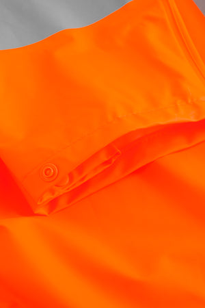 Brandhæmmende Hi-Vis regnbukser i PU kvalitet med RWS-reflekser - Hi-Vis Orange