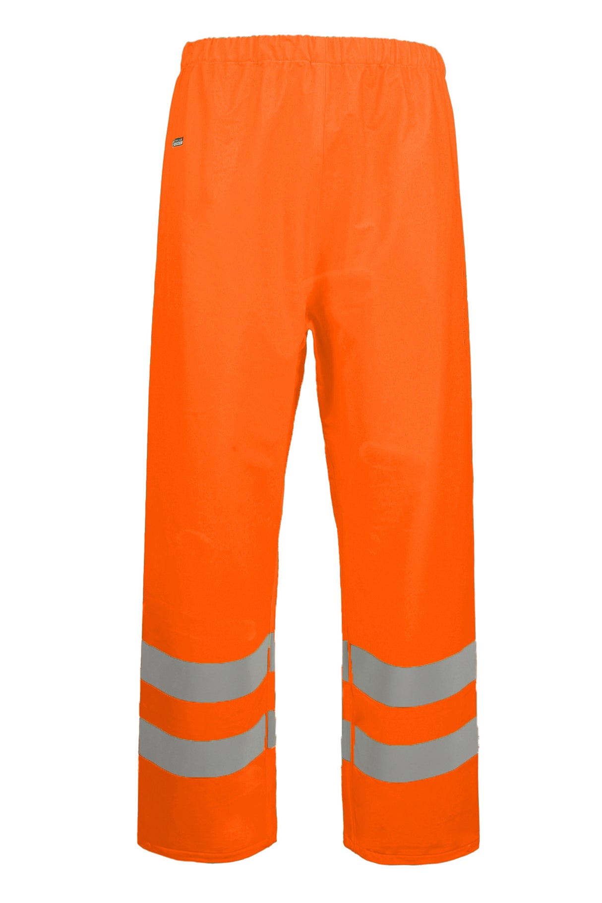 Brandhæmmende Hi-Vis regnbukser i PU kvalitet til kvinder - Hi-Vis Orange