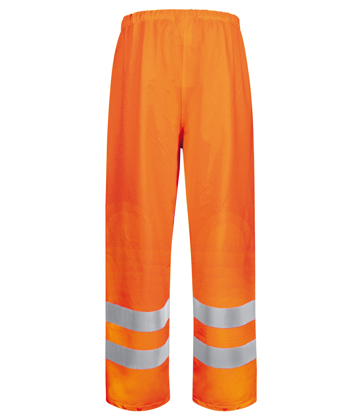 Brandhæmmende Hi-Vis regnbukser i PU kvalitet til kvinder - Hi-Vis Orange