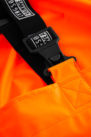 Brandhæmmende Hi-Vis regnoveralls i PU kvalitet - Hi-Vis Orange