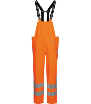 Brandhæmmende Hi-Vis regnoveralls i PU kvalitet med RWS-reflekser - Hi-Vis Orange