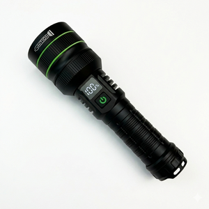 Ekstrem kraftig lommelygte 10.000 Lumens + powerbank