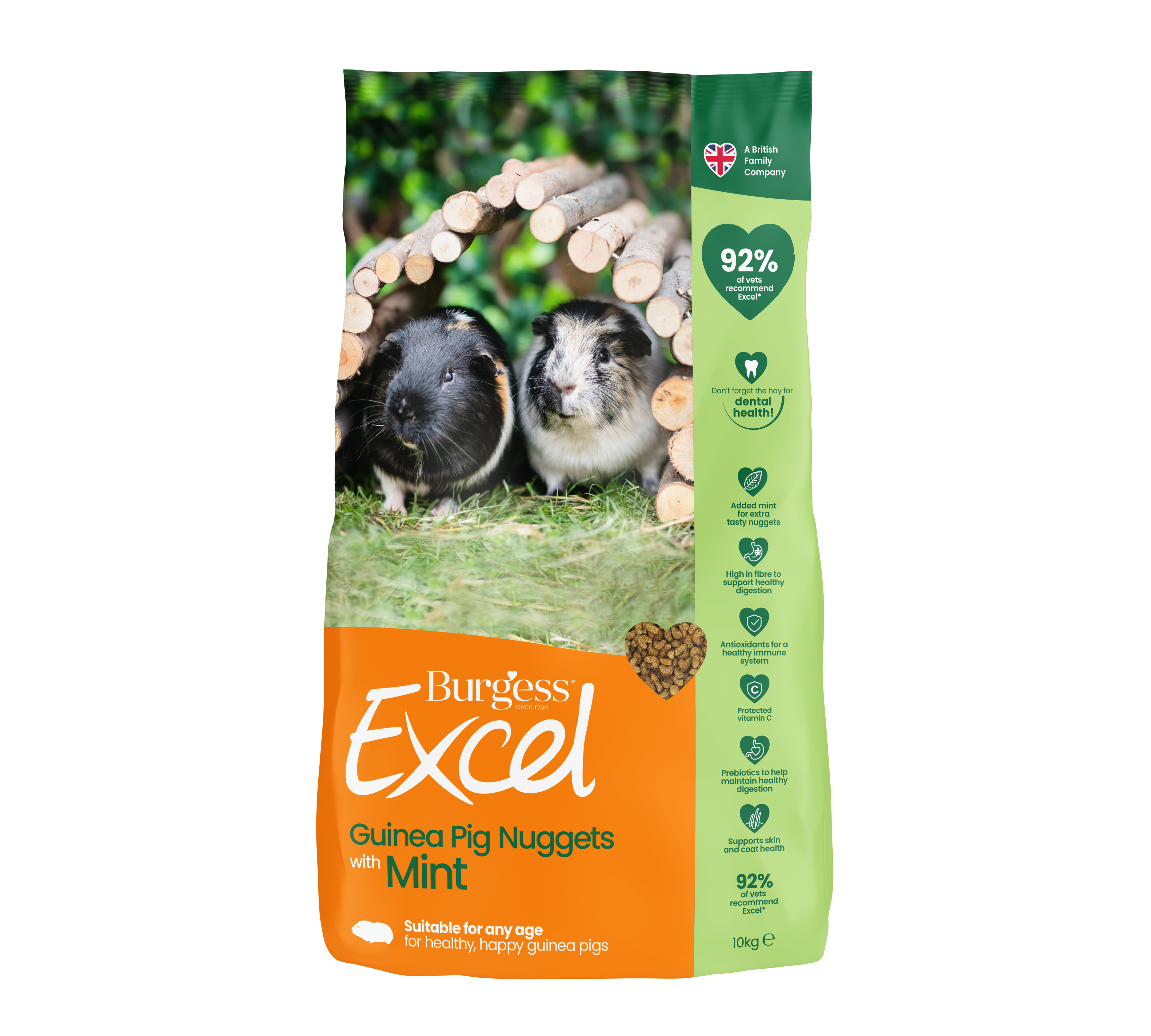 Excel marsvinfoder - 10 kg