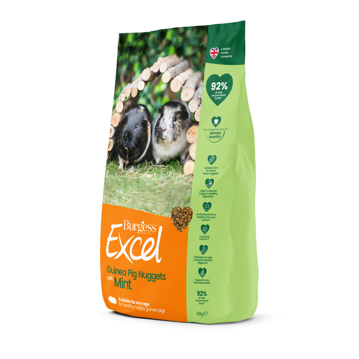 Excel marsvin foder - 10kg