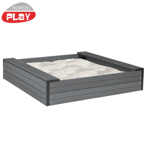 Sandkasse WPC 120 x 120 x 24 cm
