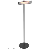 Terrassevarmer 1500W gulvmodel - sort