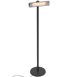 Terrassevarmer 1500W gulvmodel - sort