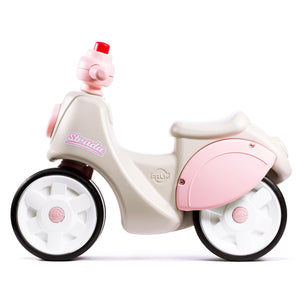 Strada første års scooter cremfarvet og rosa FALK