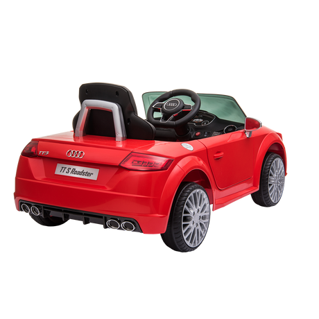Elbil Audi TTS Roadster 12V med EVA-hjul