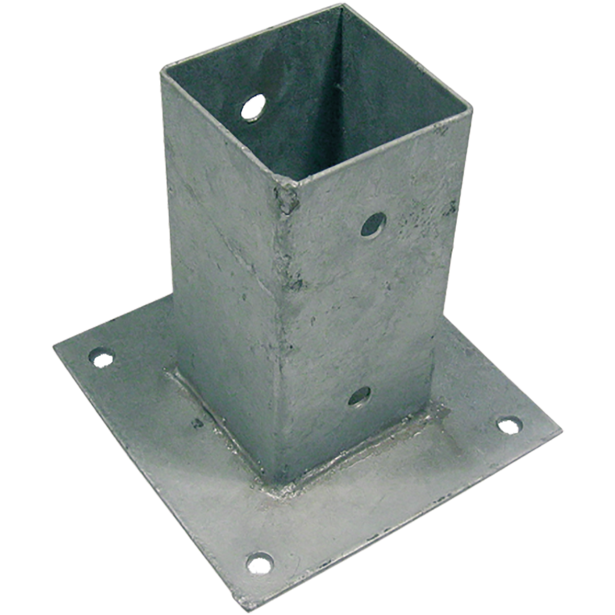 Stolpefod galvaniseret 91 x 91 mm, H: 150 mm