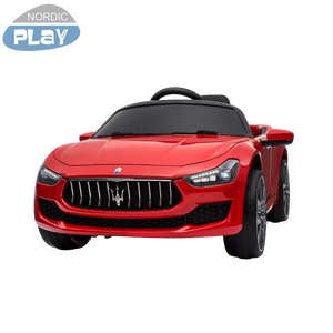 Elbil Maserati Ghibli, 12V med EVA-hjul og lædersæde