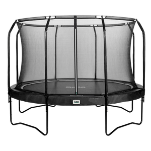 Trampolin Premium Black Edition Ø366 cm, sort inkl. sikkerhedsnet Salta