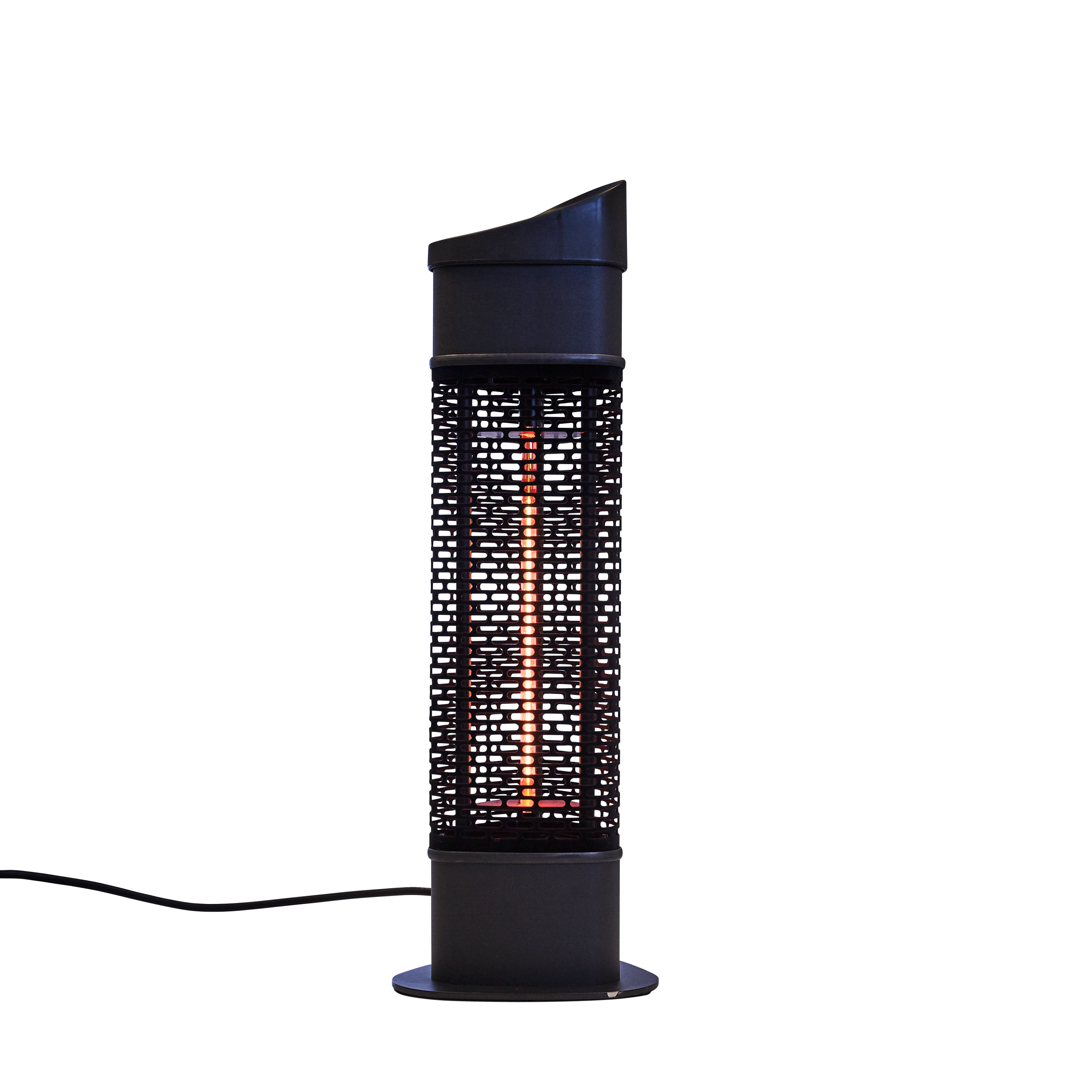 Terrassevarmer 1200W under bord - sort