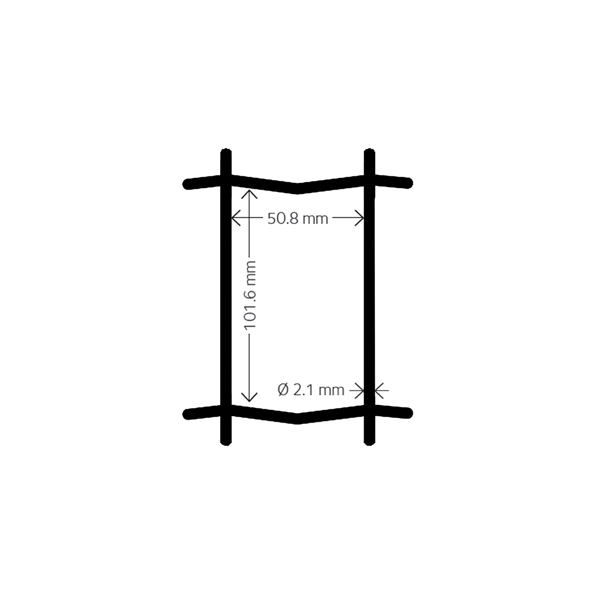 Havehegn -  maske 5 x 10 cm - 120 cm x 25 meter, sort