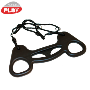 Trapezgynge - sort med sort reb