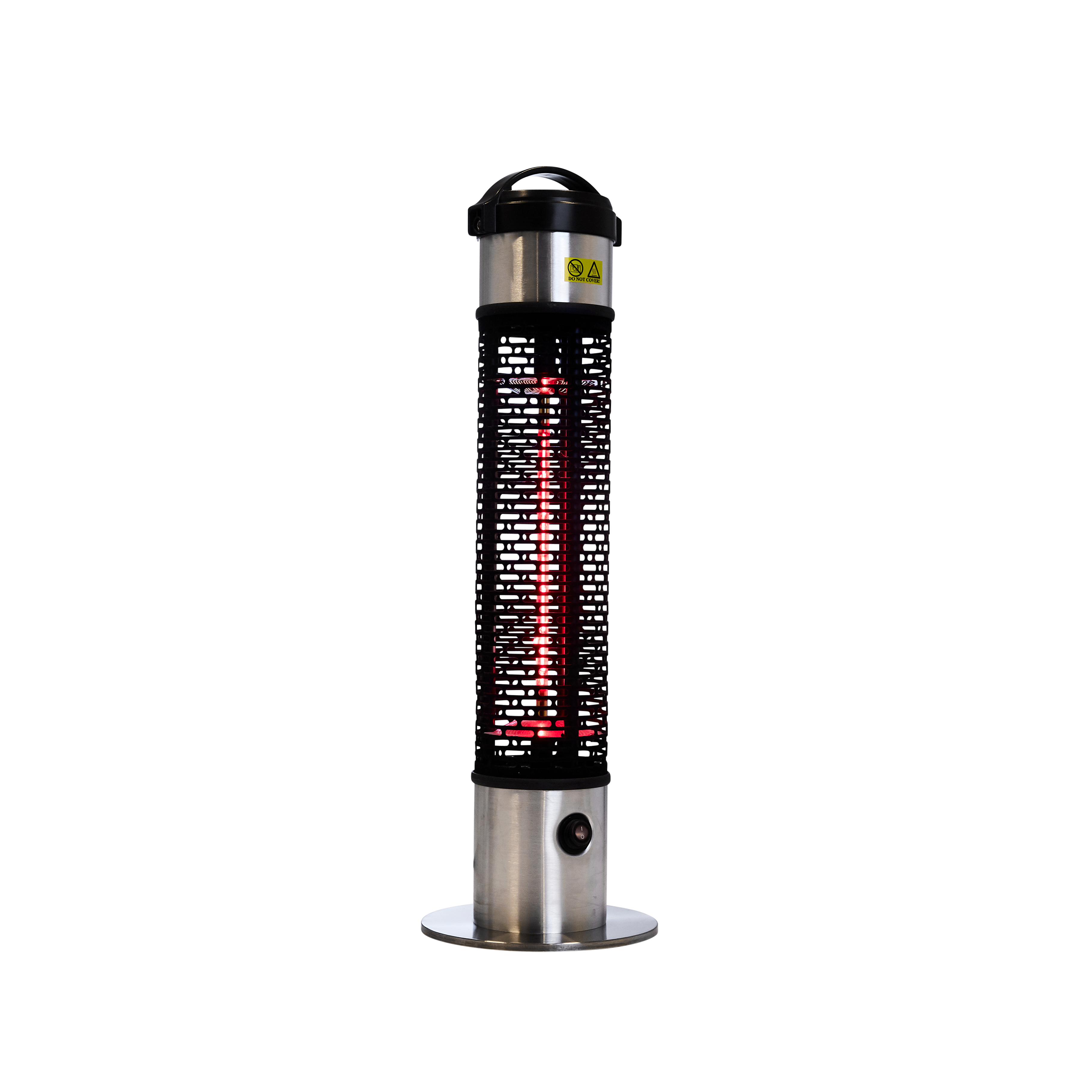 Terrassevarmer 1200W under bord - sølv