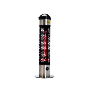 Terrassevarmer 1200W under bord - sølv