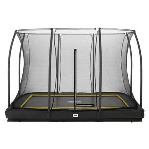 Trampolin Comfort Edition Ground 305 x 214 cm sort inkl. sikkerhedsnet Salta